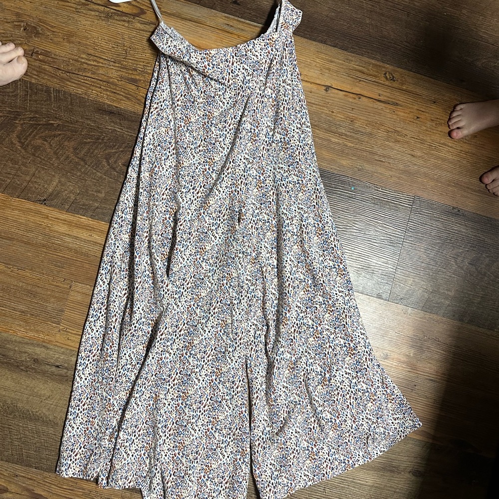 Petal & Pup Beige Floral Wide-Leg Pants - Picture 4 of 5